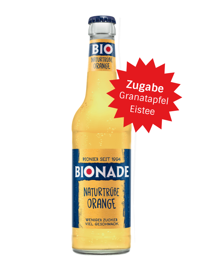 Bionade Orange naturtrüb 12x0,33MW (MEHRWEG)