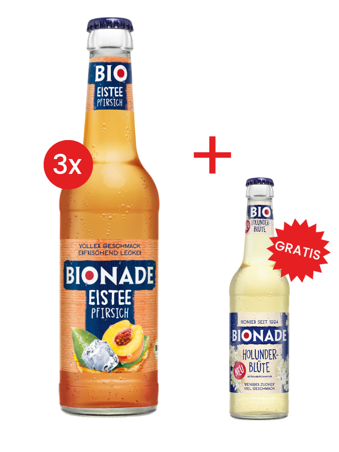 Bionade Eistee Pfirsich 12x0,33MW (MEHRWEG)