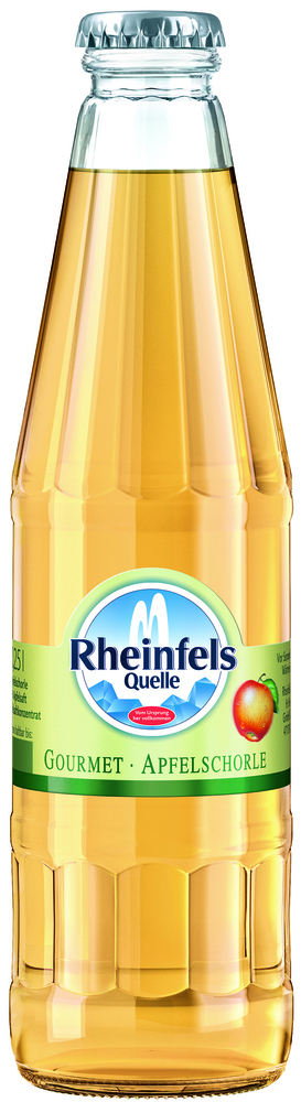 Rheinfels Quelle Apfelschorle Gourmet 24x0,25MW (MEHRWEG)