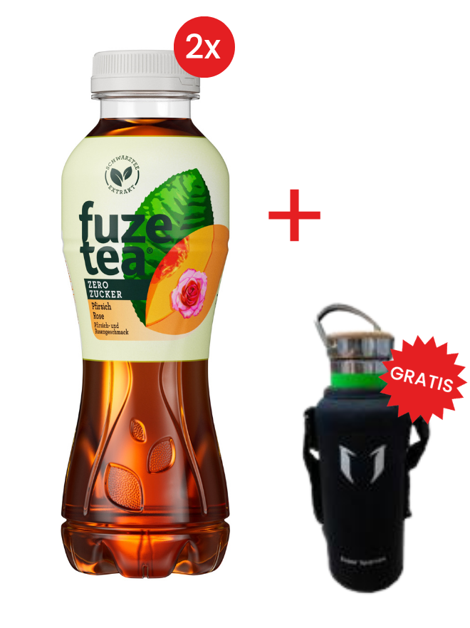 Fuze Tea Zero Schwarzer Tee Pfirsich-Rose PET-EW 12x0,4 EW (EINWEG) Fuze Tea Zero Schwarzer Tee Pfirsich-Rose PET-EW 12x0,4 EW (EINWEG)
