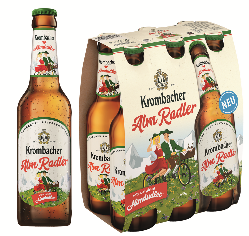 Krombacher AlmRadler 4x6x0,33MW (MEHRWEG)