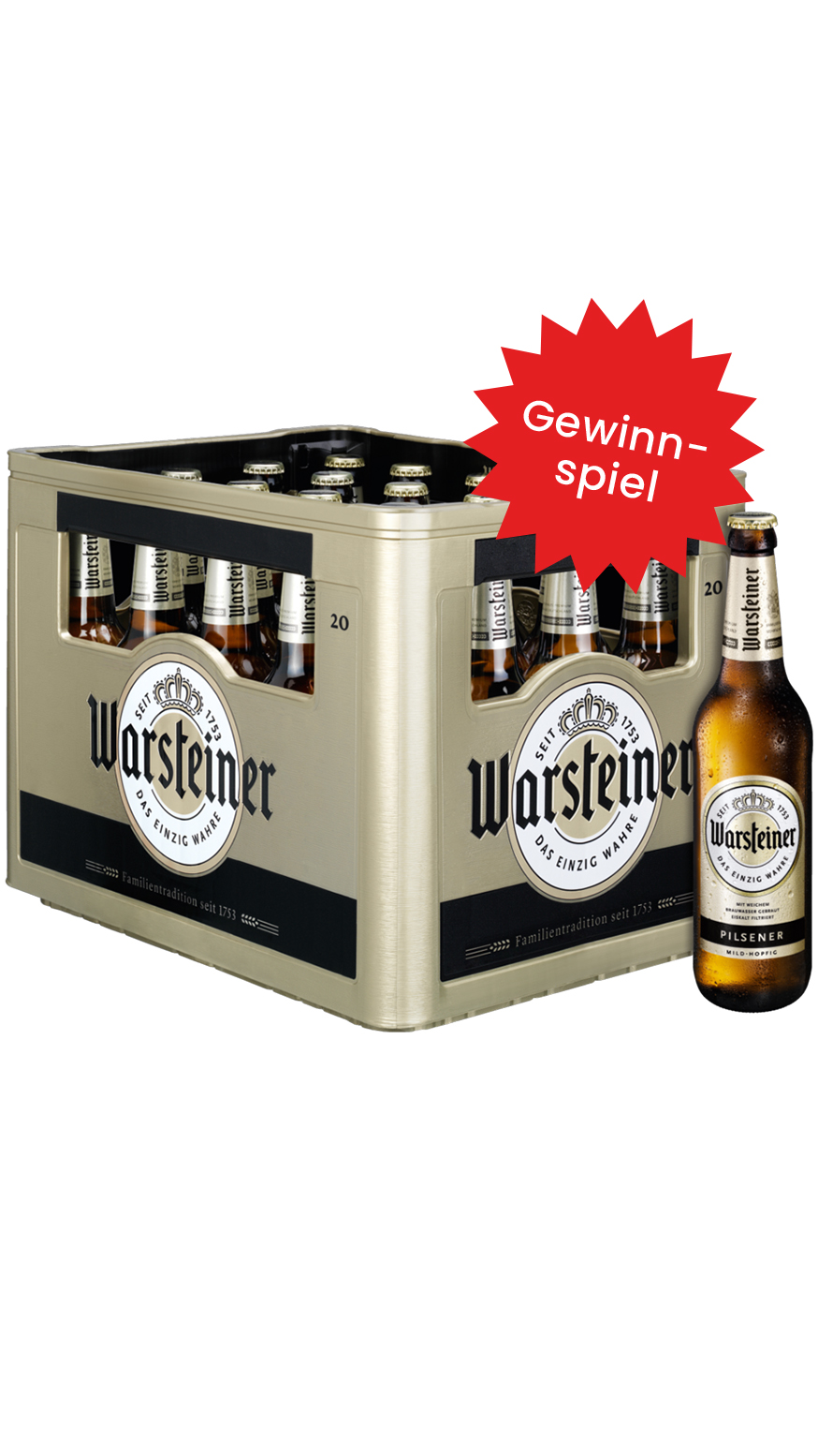 Warsteiner Pils 20x0,5 MW (MEHRWEG)