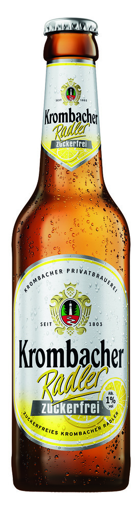 Krombacher Radler zuckerfrei 4x6x0,33MW (MEHRWEG)
