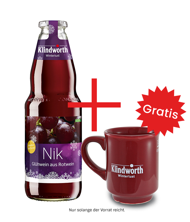 Klindworth Nik Glühwein aus Rotwein 6x1,0 MW (MEHRWEG)
