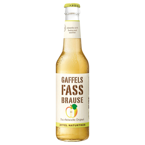 Gaffel Fassbrause Apfel 24x0,33MW (MEHRWEG)