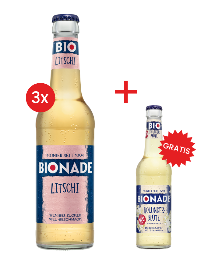 Bionade Litschi 12x0,33MW (MEHRWEG)