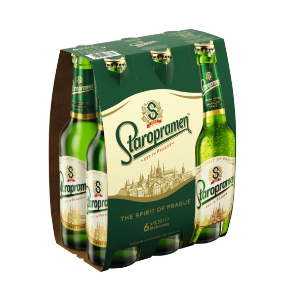 Staropramen Premium Lager 4x6x0,33MW (MEHRWEG)