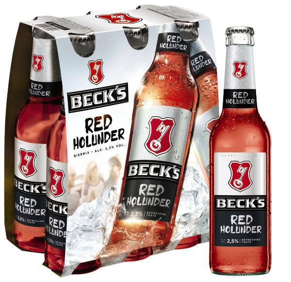 Beck's Red Holunder Sixpack Tray 6x0,33MW (Mehrweg)