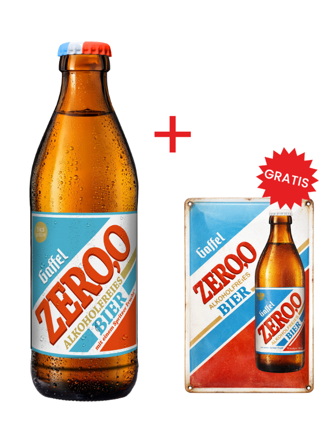 Gaffel ZER0,0 Alkoholfreies Bier mit einem Spritzer Frucht 24x0,33MW (MEHRWEG) Gaffel ZER0,0 Alkoholfreies Bier mit einem Spritzer Frucht 24x0,33MW (MEHRWEG)