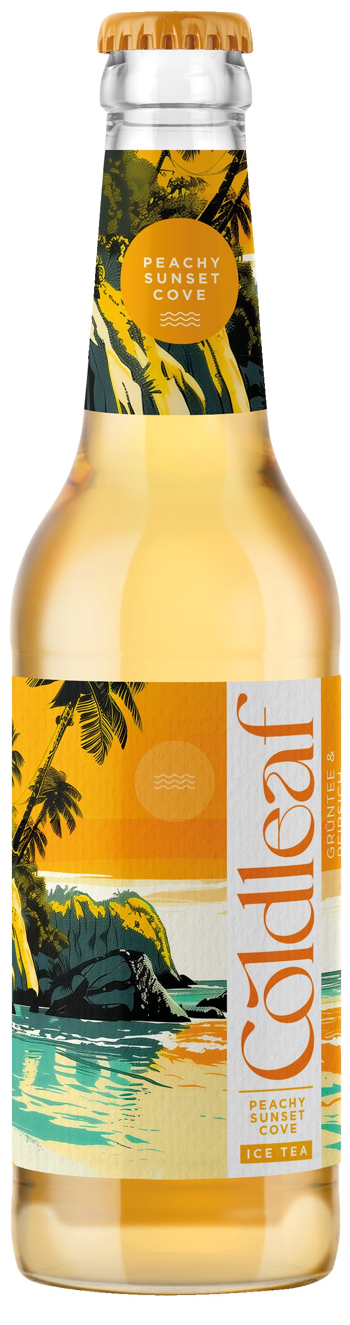 Coldleaf Peachy Sunset Cove Ice Tea Pfirsich 24x0,33MW (MEHRWEG) Coldleaf Peachy Sunset Cove Ice Tea Pfirsich 24x0,33MW (MEHRWEG)