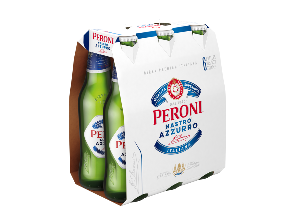 Peroni Nastro Azzurro 4x6x0,33MW (MEHRWEG)