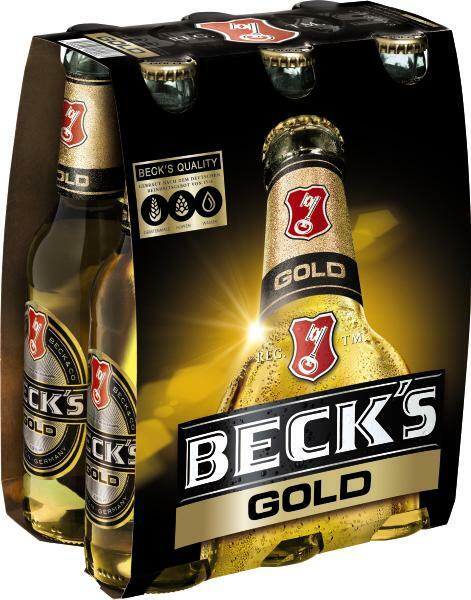 Beck's Gold Sixpack Tray 6x0,33MW (Mehrweg)