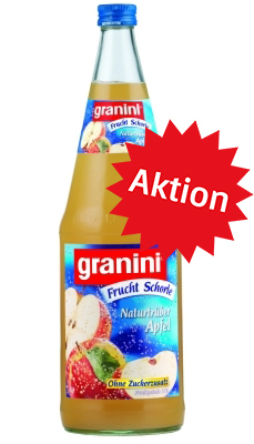 Granini Fruchtschorle Apfel naturtrüb 6x1,0 MW (MEHRWEG)