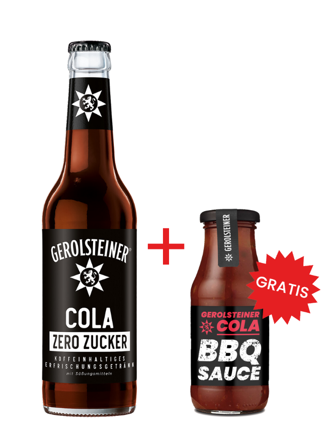 Gerolsteiner Cola Zero Zucker Longneck 24x0,33MW (MEHRWEG)