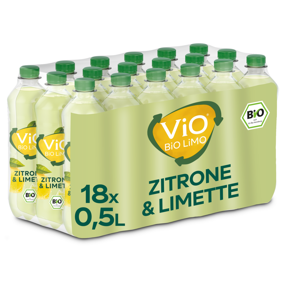 ViO BiO LiMO Zitrone-Limette 18x0,5 EW (EINWEG)