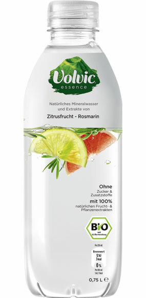 Volvic Essence Zitrusfrucht Rosmarin Bio PET 6x0,75EW (EINWEG)