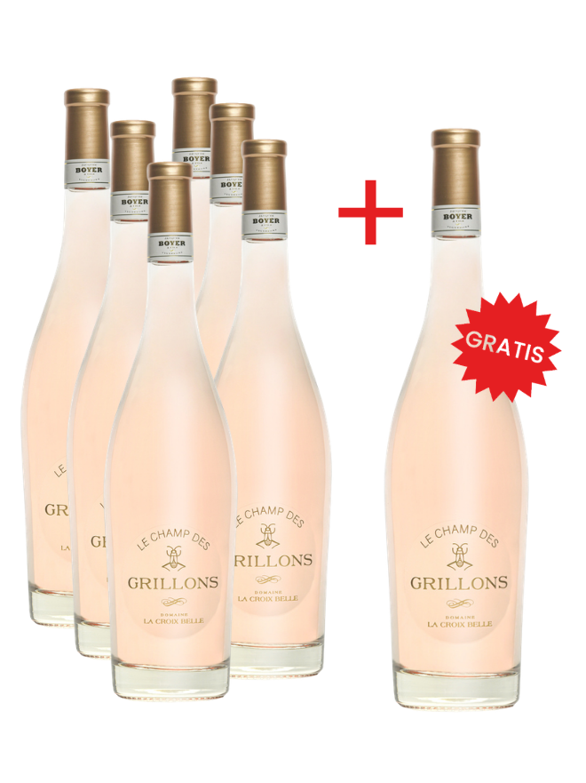 Le Champ de Grillons Rosé Domaine La Croix Belle, Cotes de Thongue (BIO) 6x0,75EW (EINWEG)