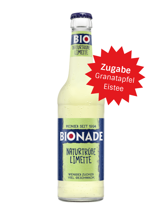 Bionade Limette naturtrüb 12x0,33 (MEHRWEG)