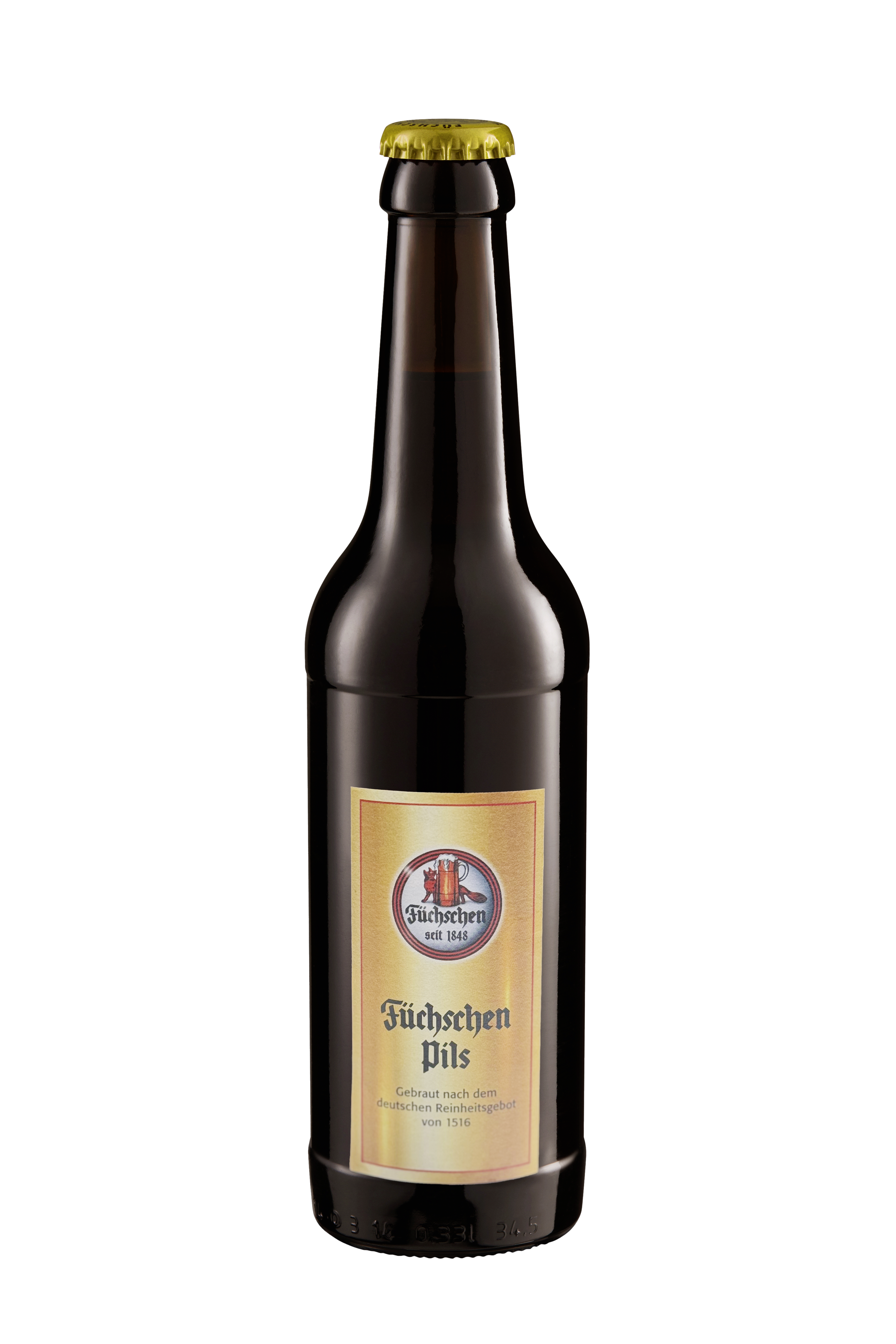 Füchschen Pils Longneck Logipack 24x0,33MW (MEHRWEG)