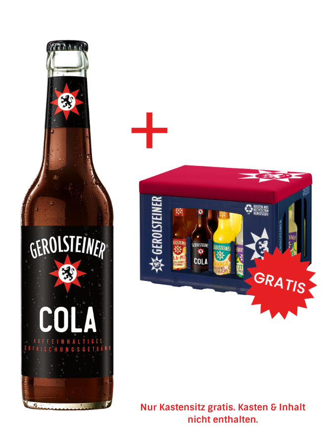 Gerolsteiner Cola Longneck 24x0,33MW (MEHRWEG)