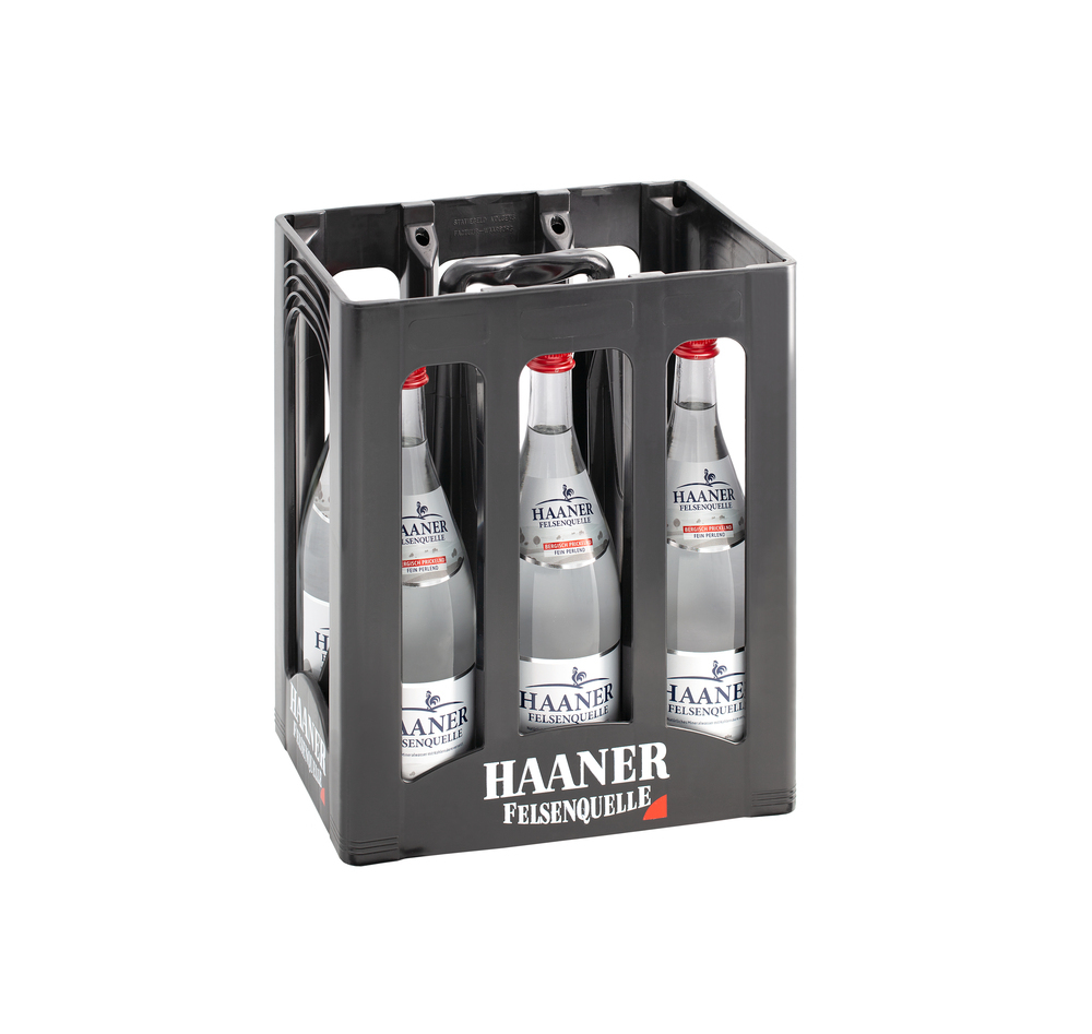 Haaner Felsenquelle Fein Perlend 6x1,0 MW (MEHRWEG)